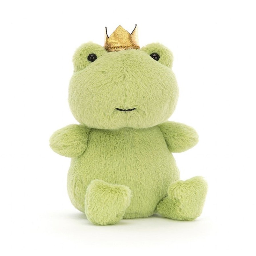 Littles Jellycat | Crowning Croaker Green Frog