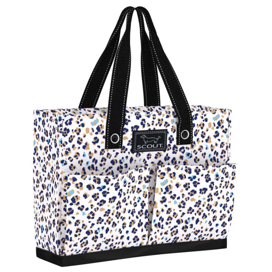 Women SCOUT Totes | Uptown Girl Pocket Tote Bag-Pattern: Itty Bitty Kitty