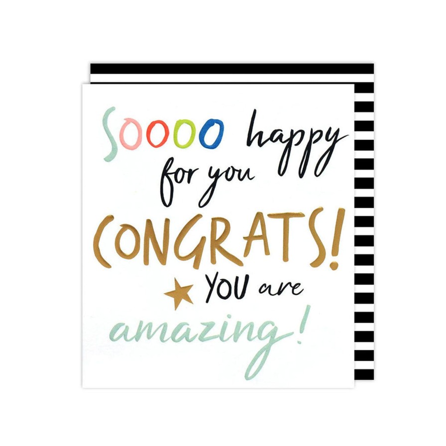 Art & Paper Notes & Queries | Happy Congratulations Card