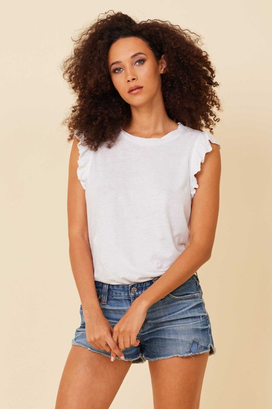 Women La made Tops | Milan Linen Tank