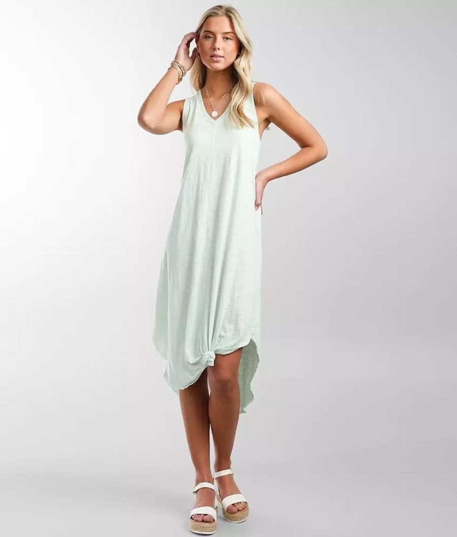 Women ZSupply Dresses | Reverie Slub Dress-Skylight