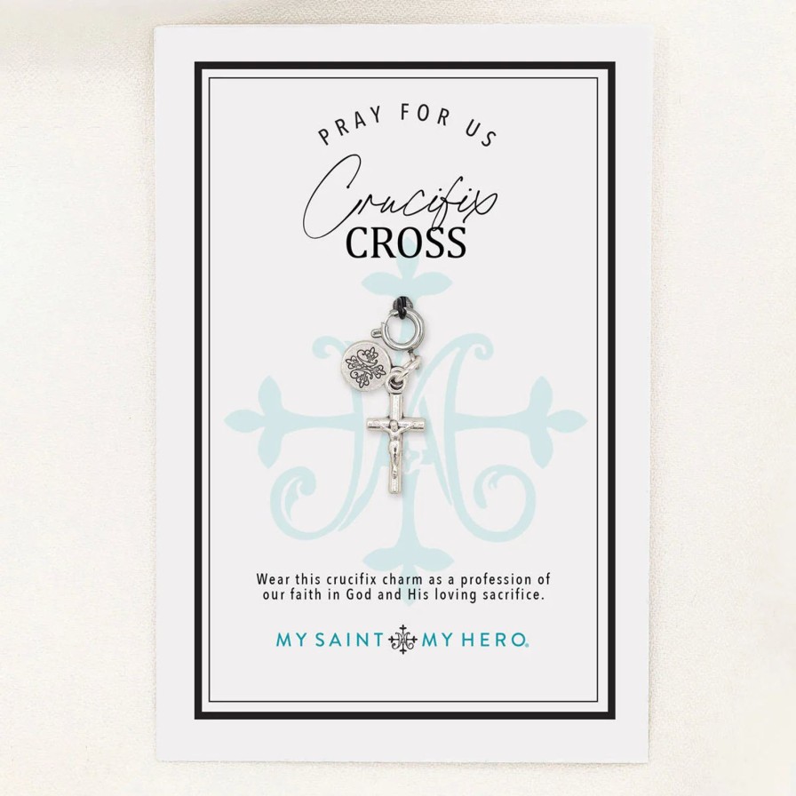 Women My Saint My Hero Bracelets | Crucifix Medal