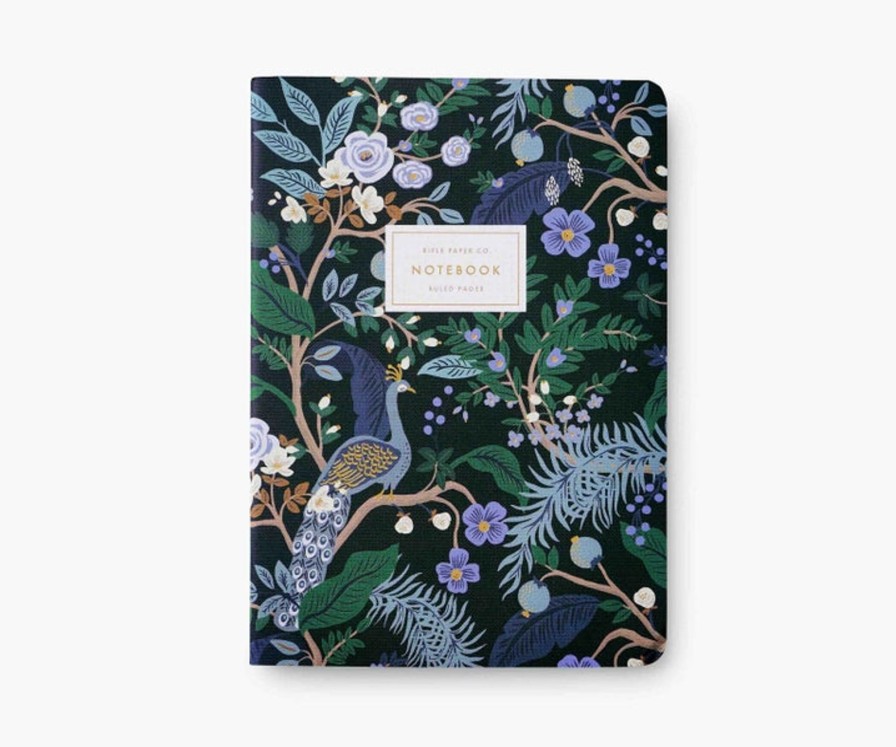 Art & Paper Rifle Paper Co. | Peacock Stitched Notebook Set