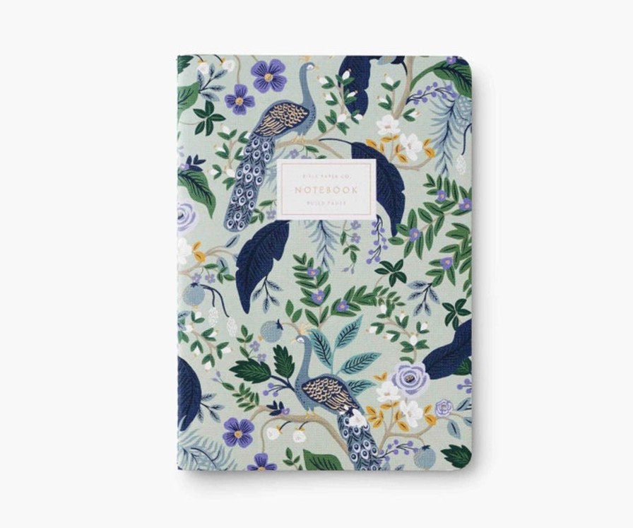 Art & Paper Rifle Paper Co. | Peacock Stitched Notebook Set