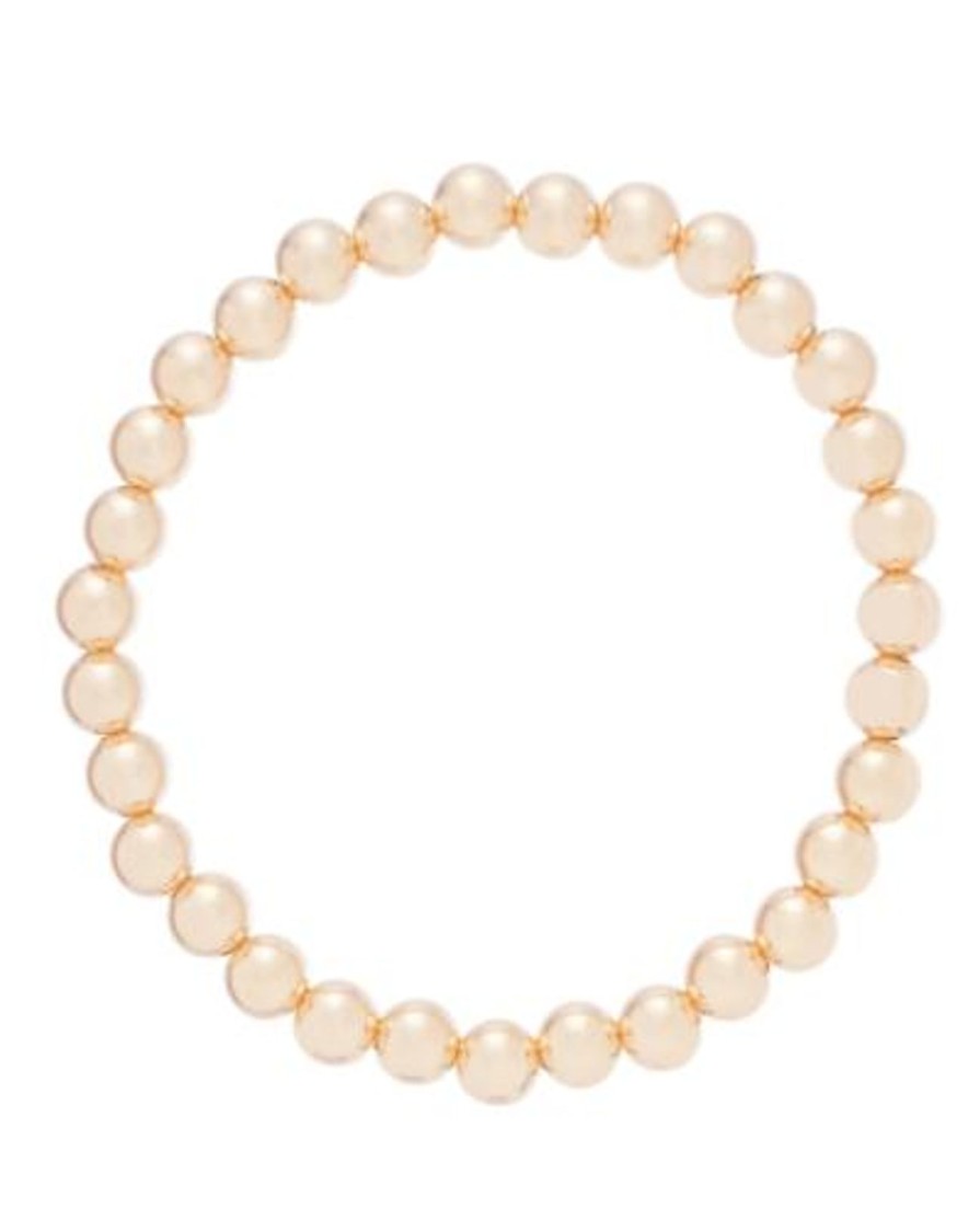 Women Enewton Bracelets | Classic Gold 6Mm Bead Bracelet