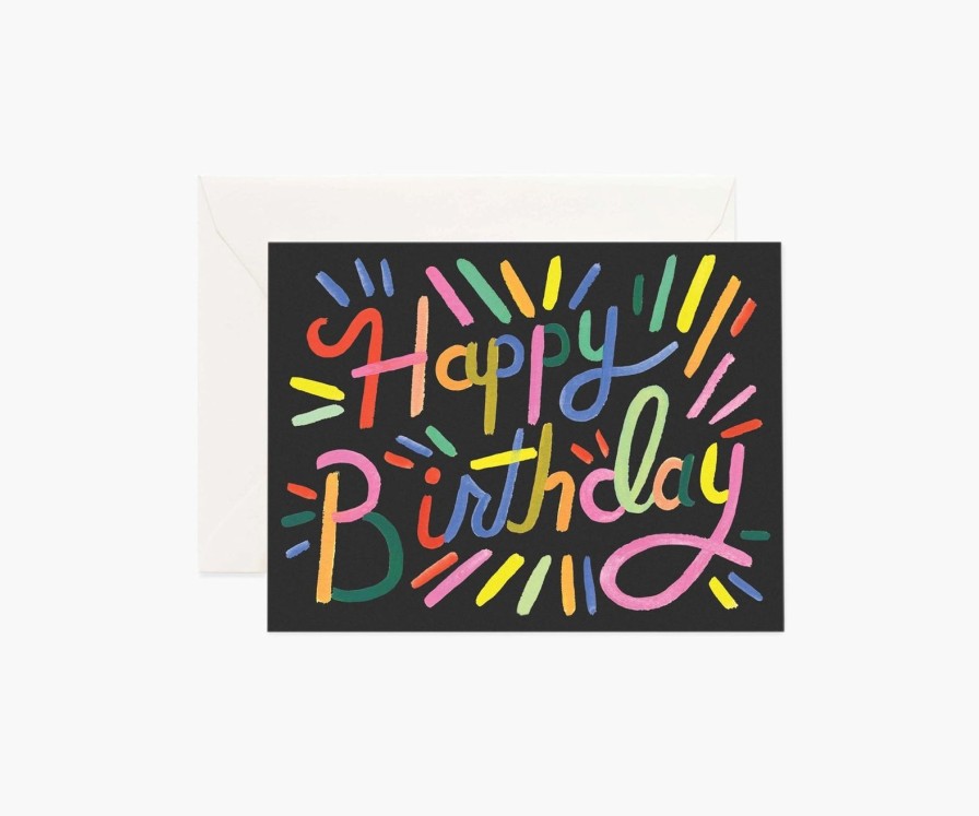 Art & Paper Rifle Paper Co. | Fireworks Birthday Card