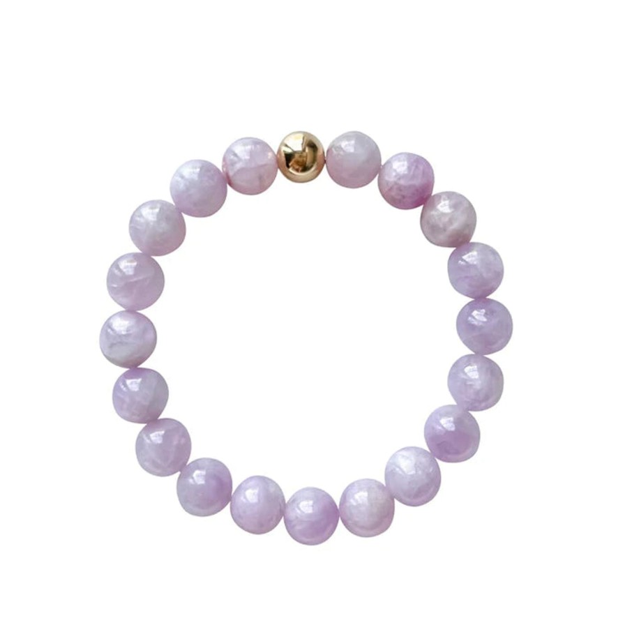 Women Rose & Moksha Bracelets | Lilac Kunzite 8Mm Bracelet