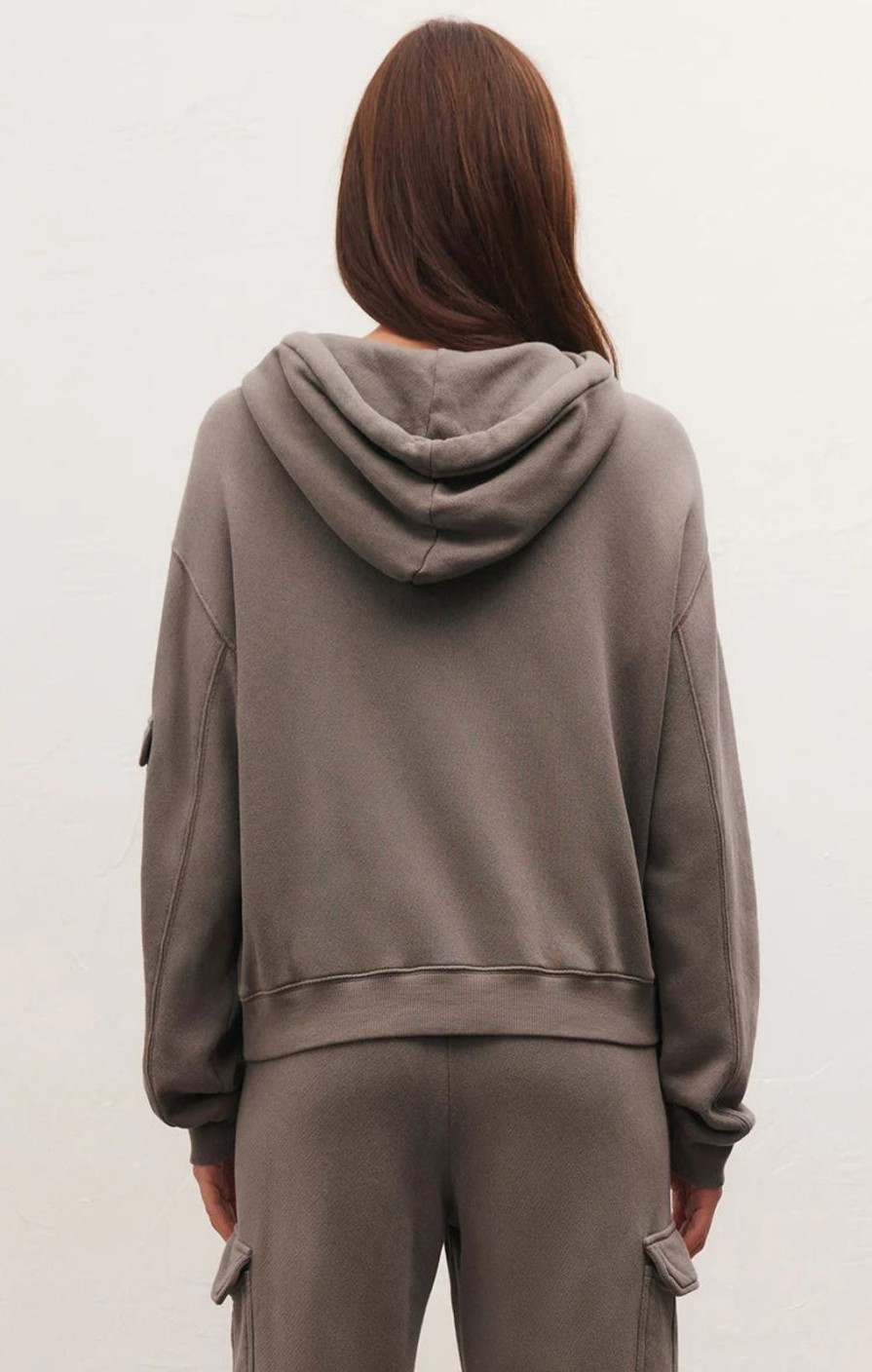 Women Zsupply Tops | Cargo Hoodie