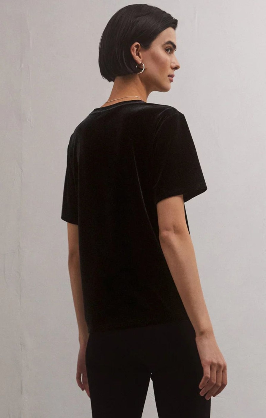 Women ZSupply Tops | Simone Velvet Top