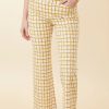 Women Spartina Bottoms | Maren Kick Flare Pant-Calm Waters Plaid