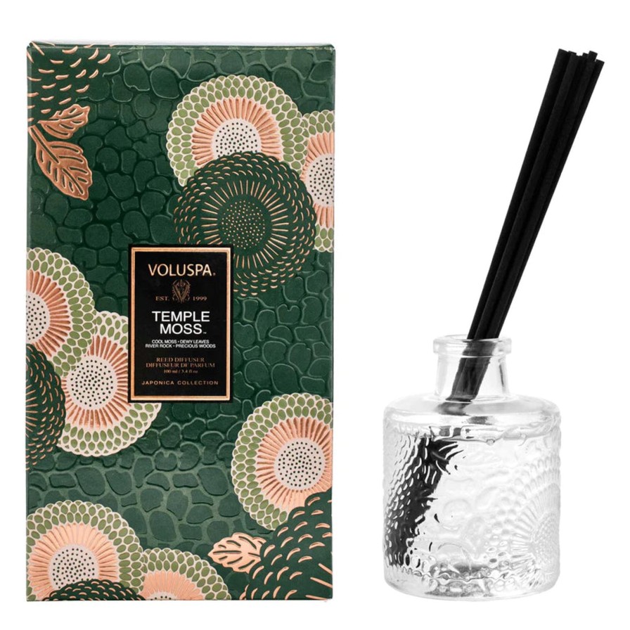 Home Voluspa Diffusers & Sprays | Temple Moss Reed Diffuser