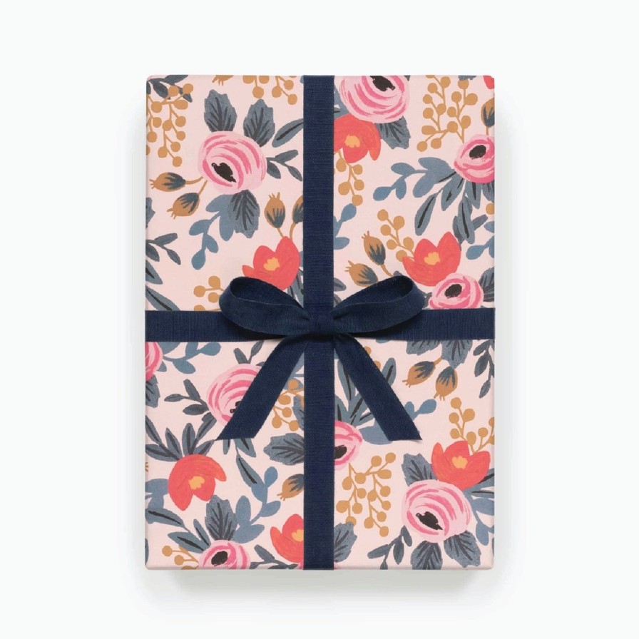 Art & Paper Rifle Paper Co | Blushing Rosa Wrapping Sheets-Roll Of 3