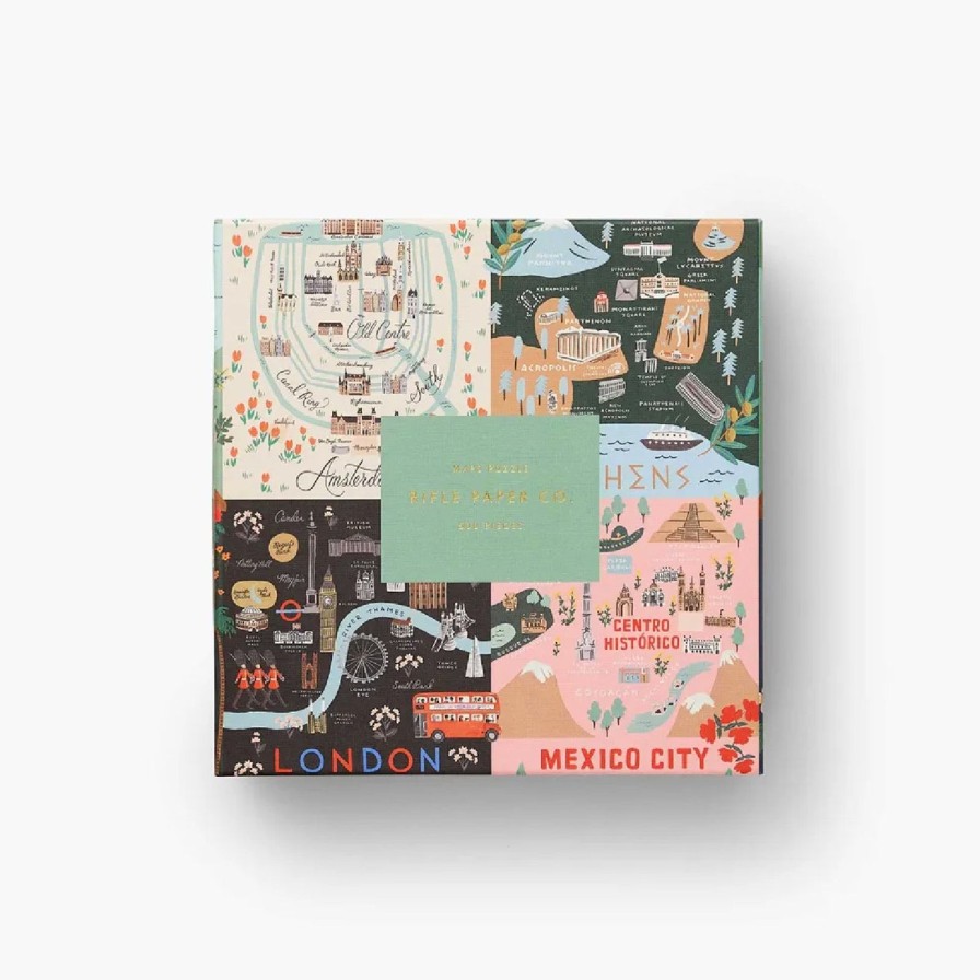 Art & Paper Rifle Paper Co. | Maps Jigsaw Puzzle