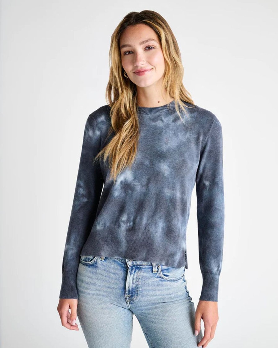 Women Splendid Sweaters & Jackets | Madelyn Acid Wash Sweater