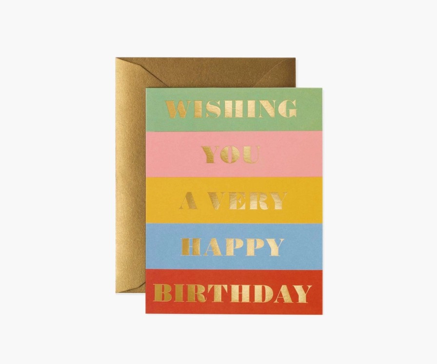 Seasonal Rifle Paper Co | Birthday Wishes Card