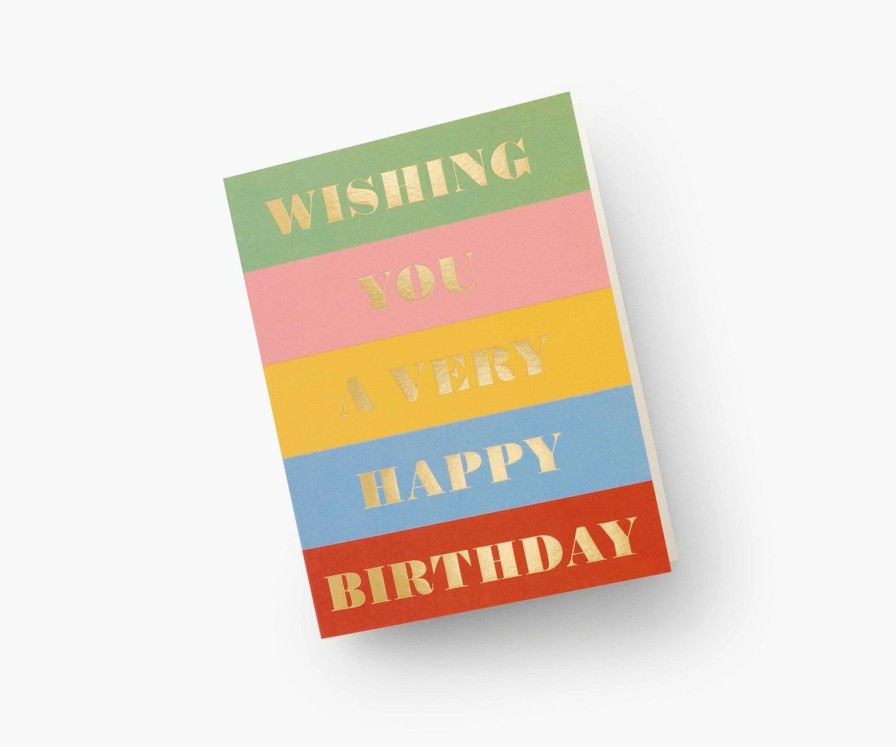 Seasonal Rifle Paper Co | Birthday Wishes Card