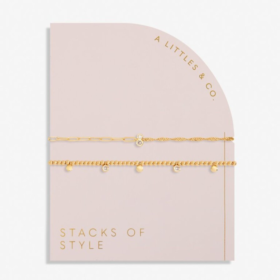 Women A Littles & Co. Bracelets | Stacks Of Style Bracelet Set In Gold-Tone Plating