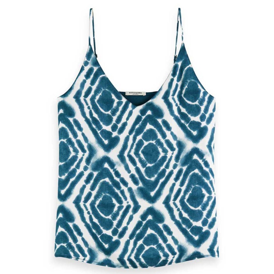 Women Scotch & Soda Tops | Silky Printed Camisole