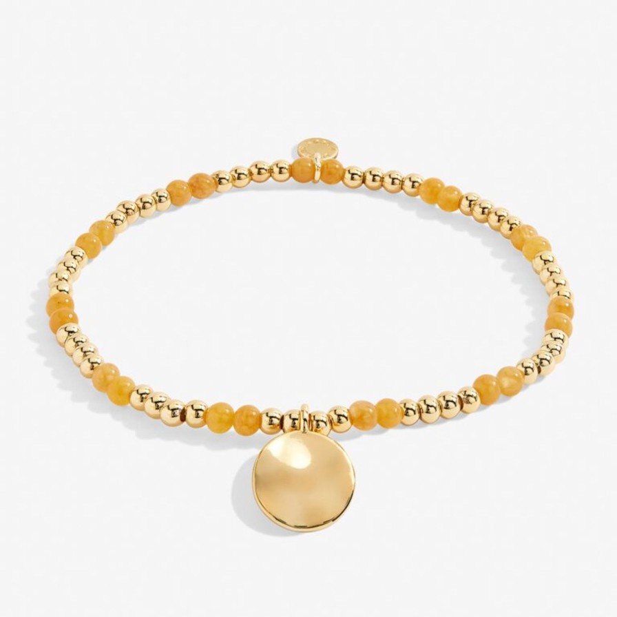 Women A Littles & Co. Bracelets | Birthstone A Little November Bracelet In Gold-Tone Plating-Yellow Quartz