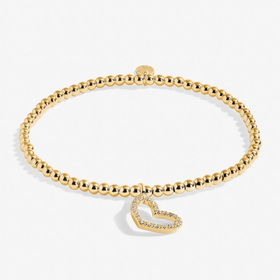 Women A Littles & Co. Bracelets | A Little 'Happy 40Th Birthday' Bracelet In Gold-Tone Plating