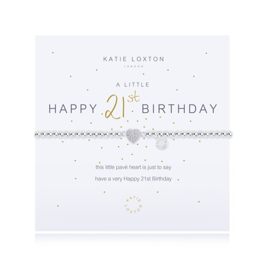 Women Katie Loxton Bracelets | A Little Happy 21St Bracelet