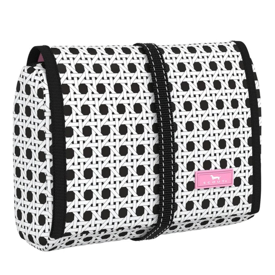 Women SCOUT Cosmetic Bags | Beauty Burrito Hanging Toiletry Bag-Pattern: Cane Fonda