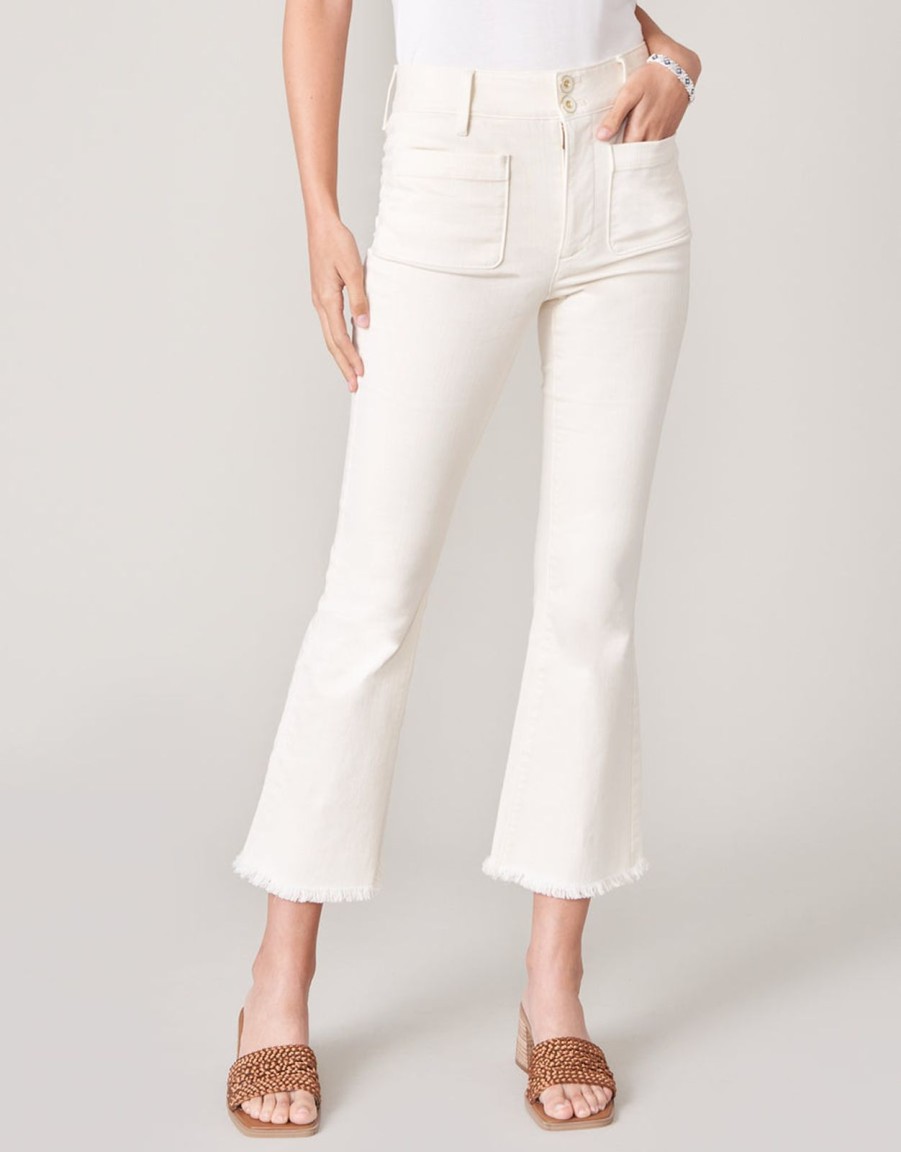 Women Spartina Bottoms | Juliette High Rise Denim-Buttercream