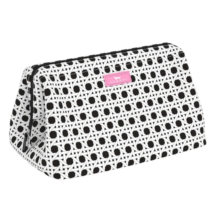 Women SCOUT Cosmetic Bags | Big Mouth Makeup Bag-Pattern: Cane Fonda