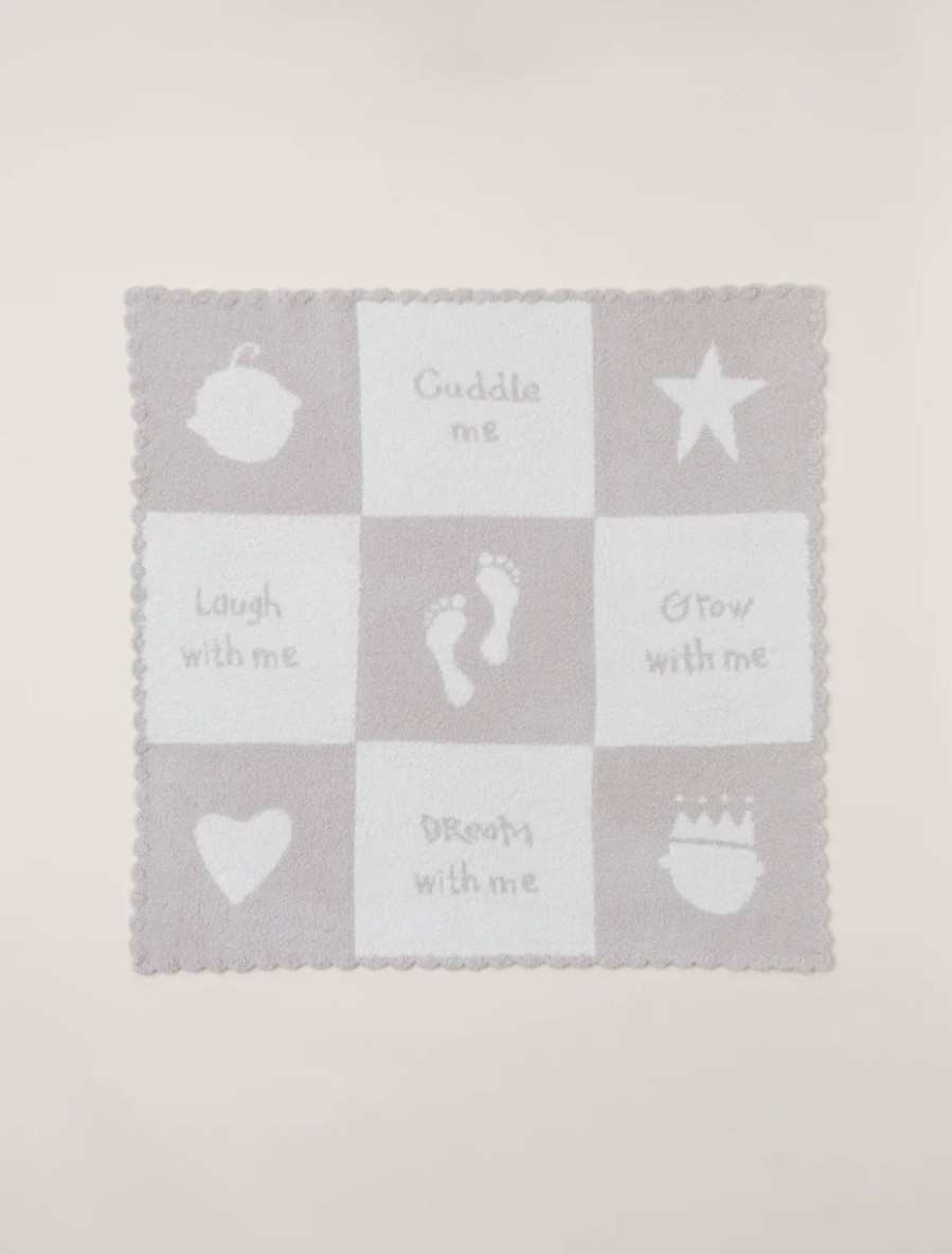 Littles BAREFOOT DREAMS | Cozychic Cuddle Receiving Baby Blanket