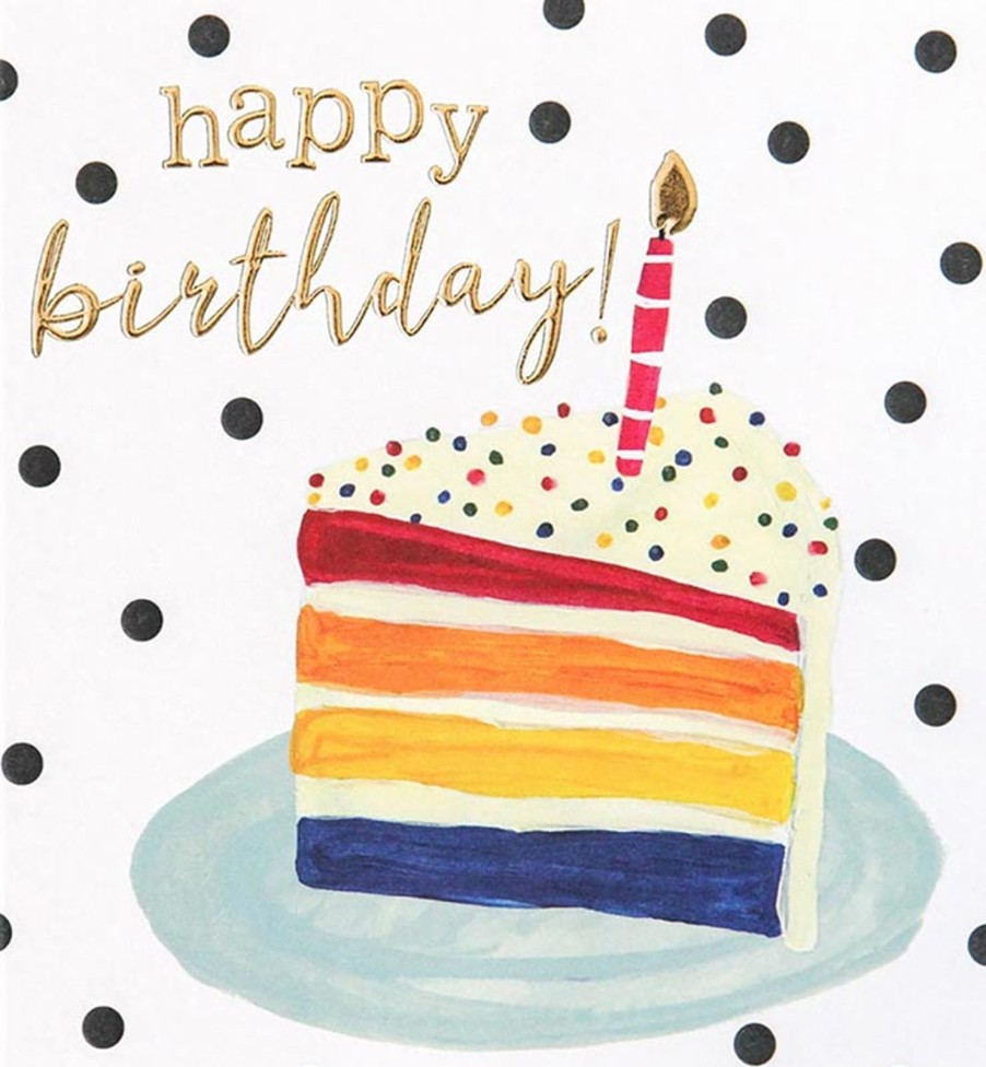 Art & Paper Notes & Queries | Slice Cake Birthday Card