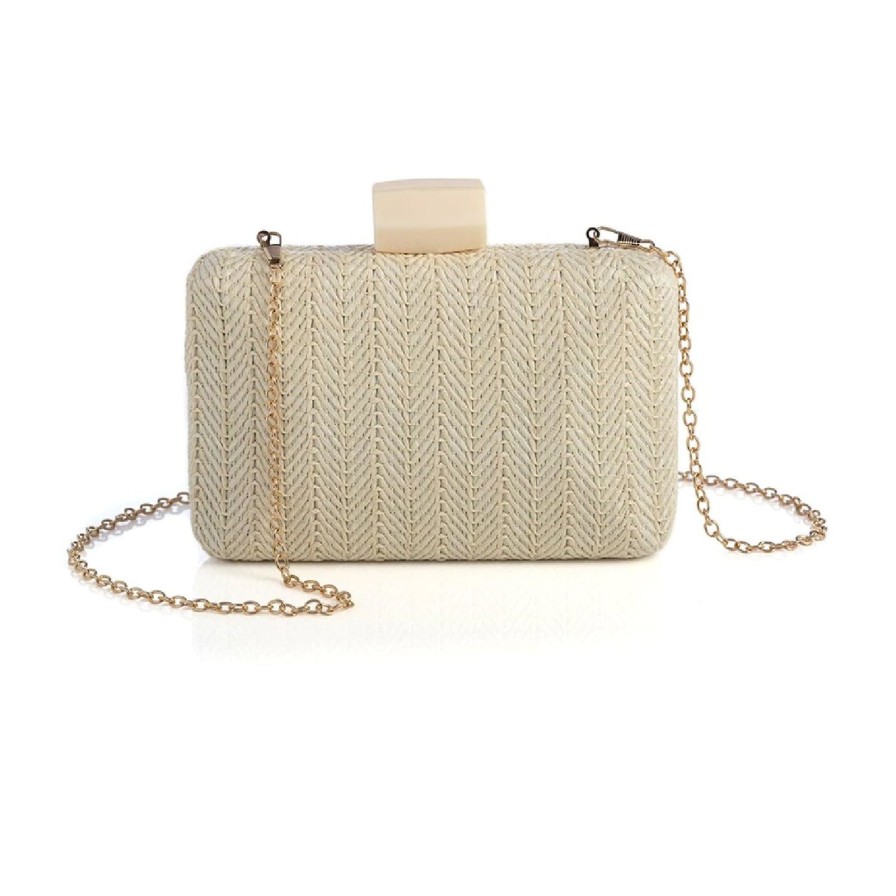 Women Shiraleah Handbags | Milena Minaudiere-Ivory