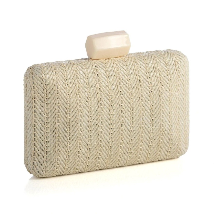 Women Shiraleah Handbags | Milena Minaudiere-Ivory