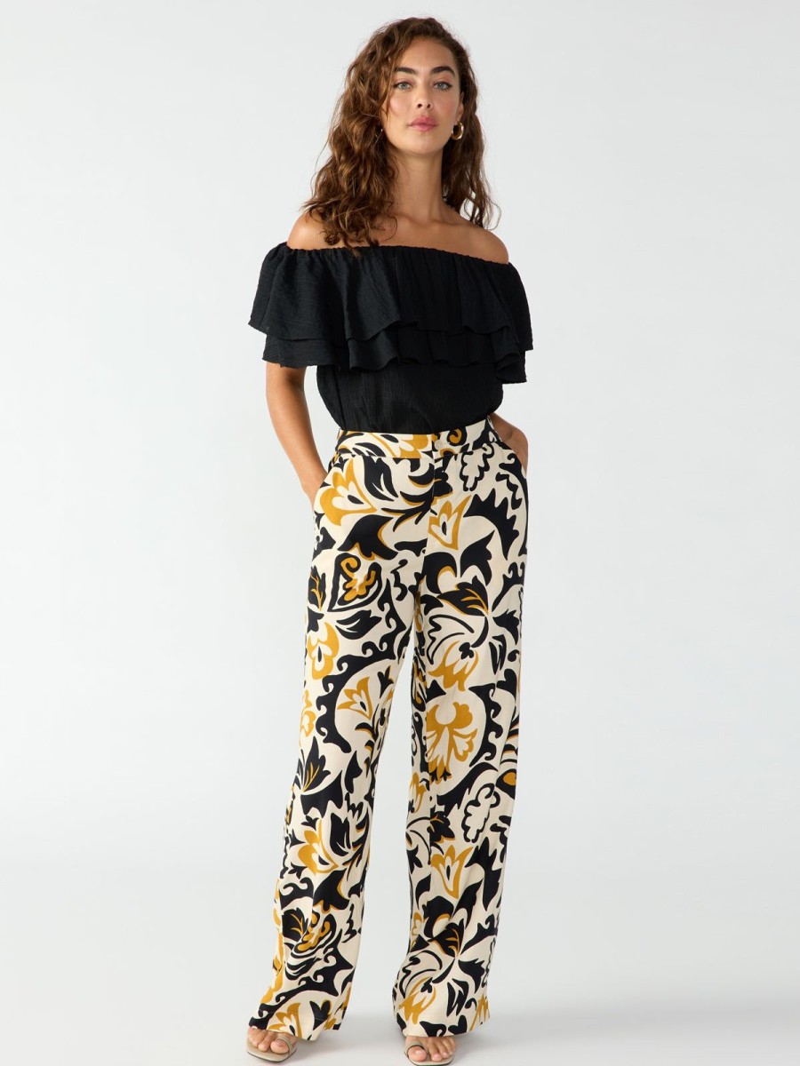 Women Sanctuary Bottoms | The Soft Trouser-Golden Hour