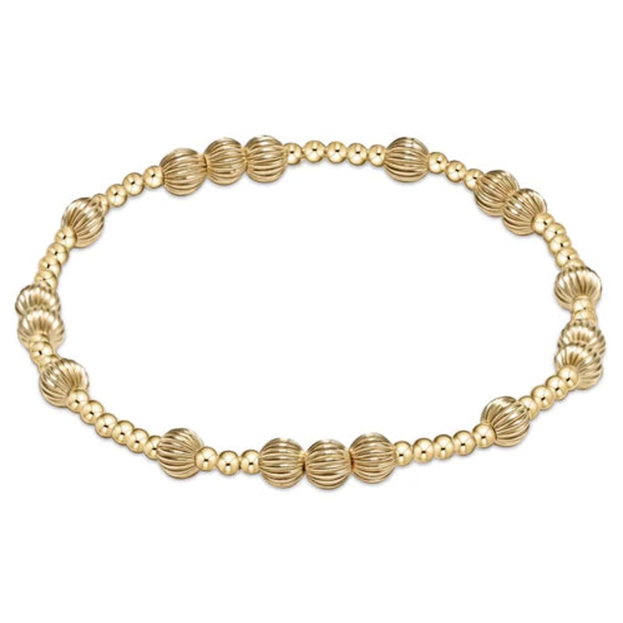 Women Enewton Bracelets | Hope Unwritten Dignity 5Mm Bead Bracelet-Gold