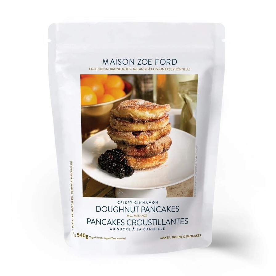 Home Maison Zoe Ford Food | Crispy Cinnamon Doughnut Pancake Mix