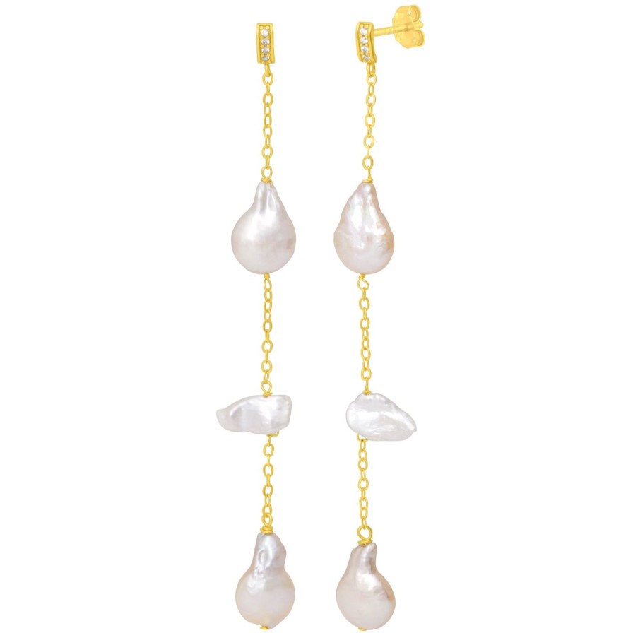 Women fyb Earrings | Lucia Pearl Earrings