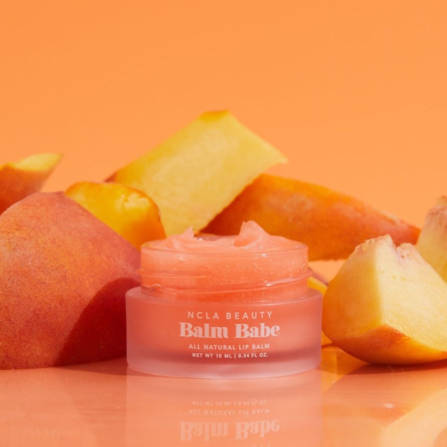 Bath & Beauty NCLA Beauty Lips | Balm Babe Lip Balm-Peach