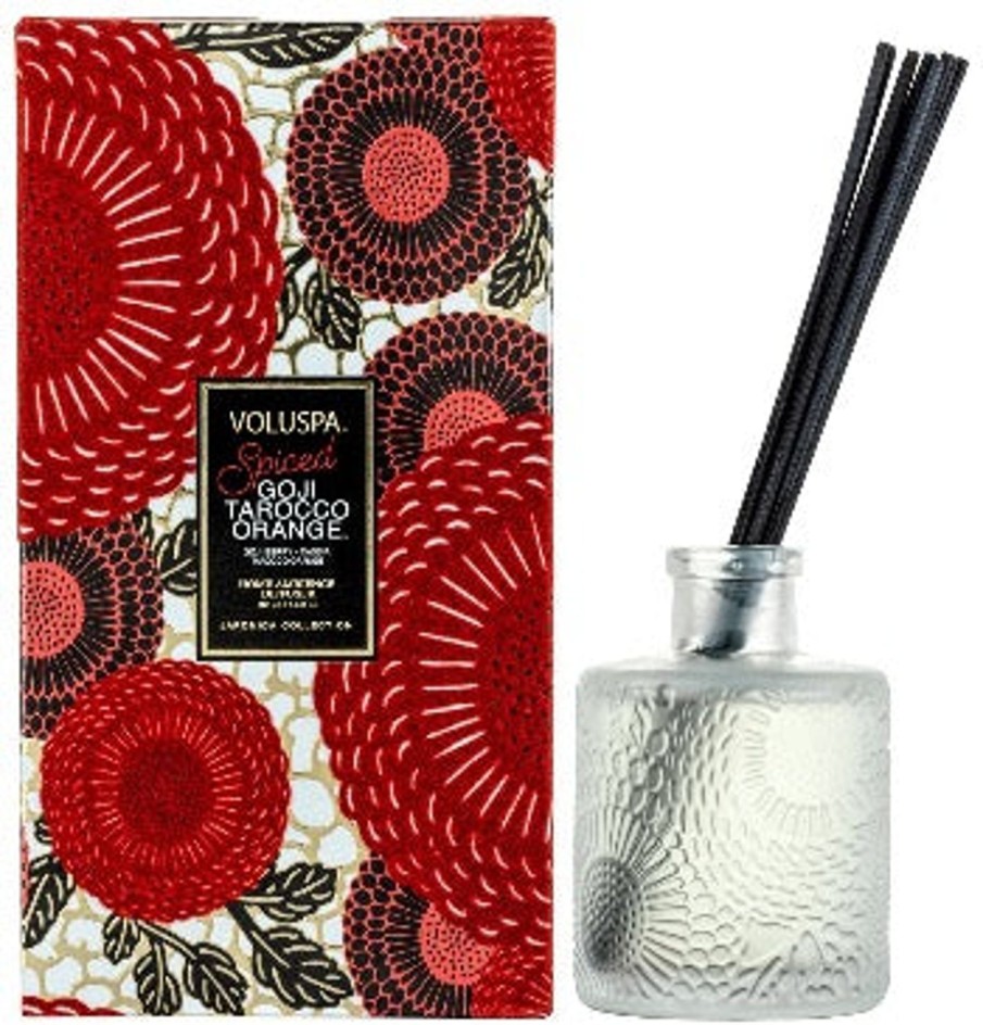 Home Voluspa Diffusers & Sprays | Spiced Goji Tarocco Orange Reed Diffuser