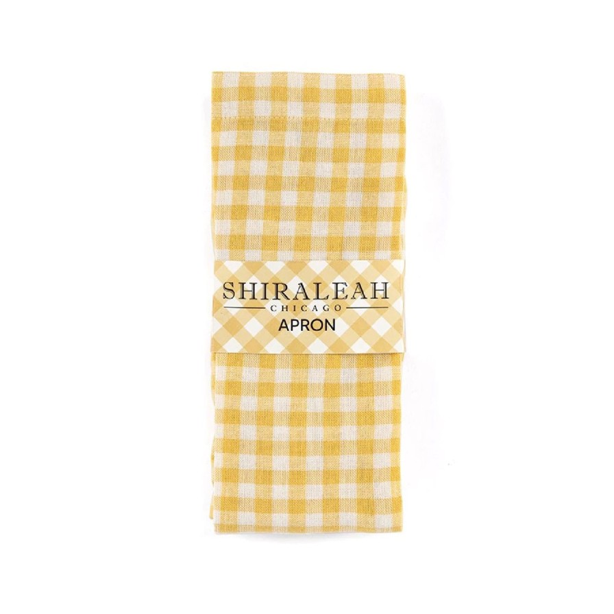 Home Shiraleah Linens | Gina Apron-Yellow