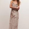 Women ZSupply Dresses | Selina Crushed Velvet Dress