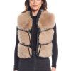 Women Fabulous Furs Sweaters & Jackets | Stone Fox Faux Fur La Moda Vest