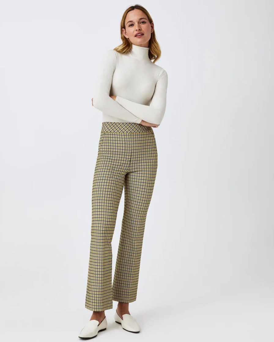 Women Spanx Bottoms | The Perfect Pant-Dijon Houndstooth