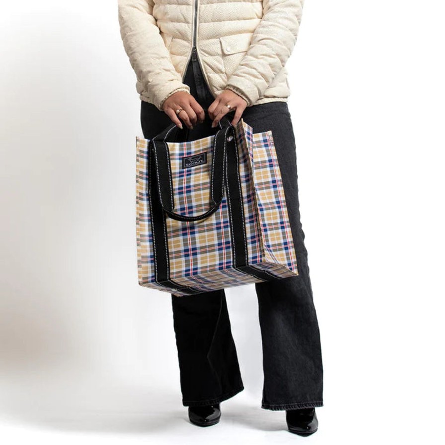 Women SCOUT Totes | Bagette Market Tote-Pattern: Kilted Age