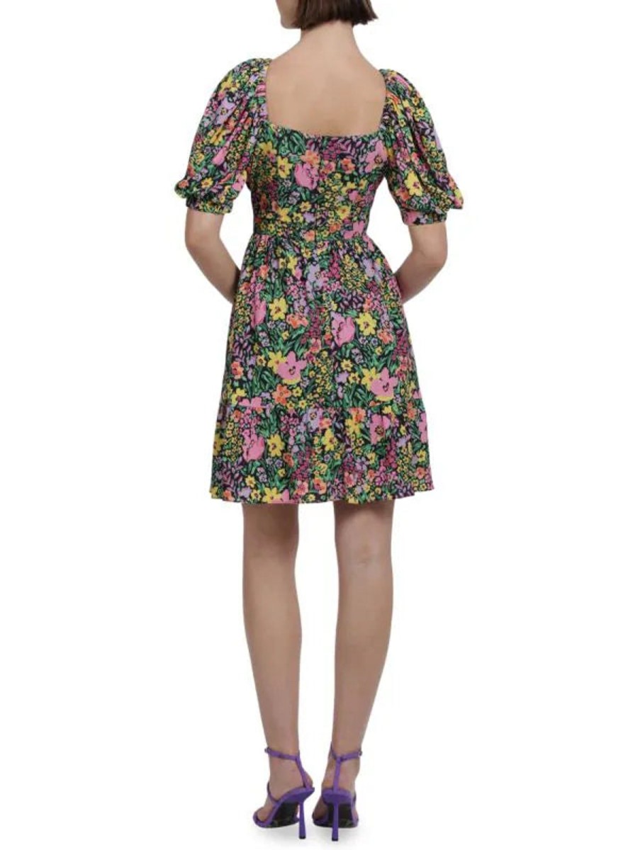 Women Donna Morgan Dresses | Floral Fit And Flare Dress