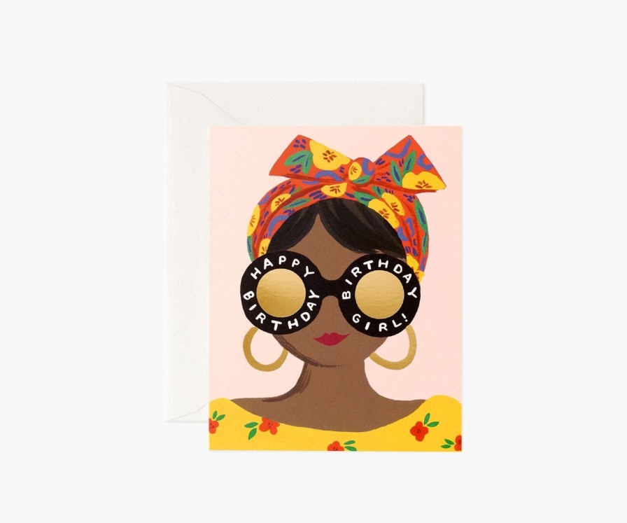 Seasonal Rifle Paper Co | Scarf Birthday Girl Card