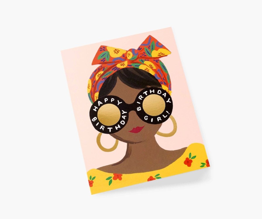 Seasonal Rifle Paper Co | Scarf Birthday Girl Card