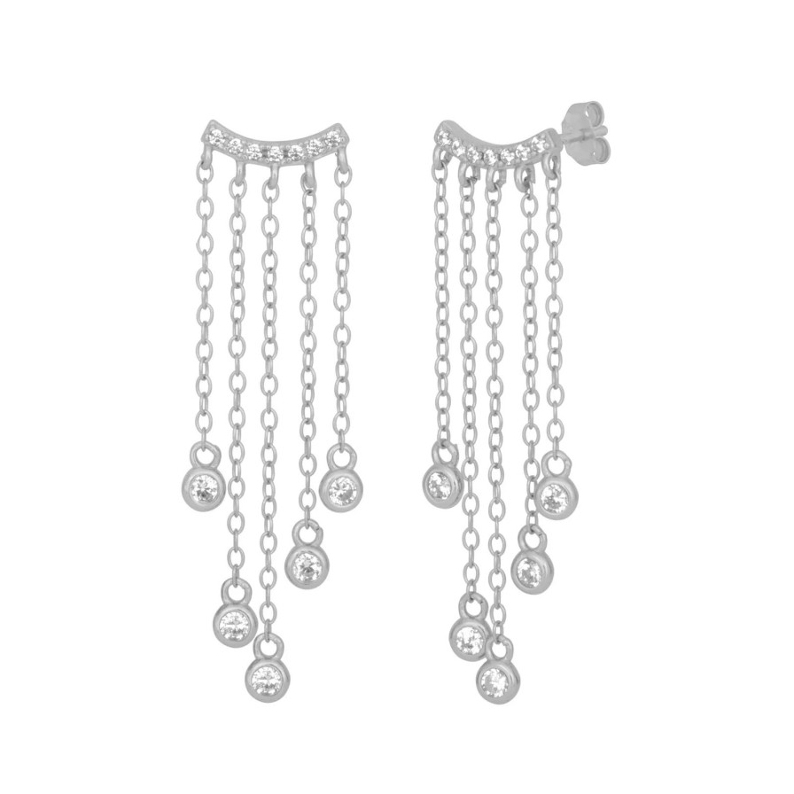 Women Fyb Earrings | Cleo Earrings-Silver