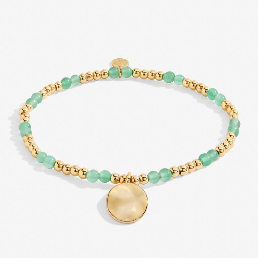 Women A Littles & Co. Bracelets | Birthstone A Little August Bracelet In Gold-Tone Plating-Aventurine