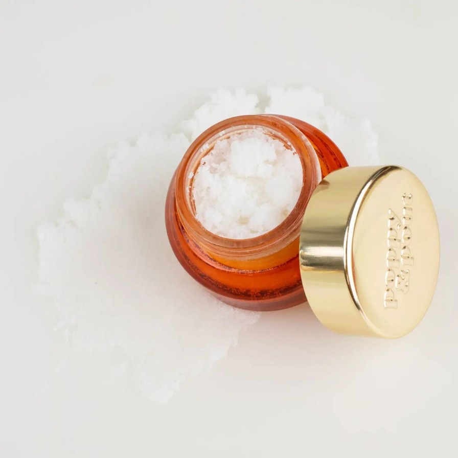 Bath & Beauty poppy & pout Lips | Orange Blossom Lip Scrub