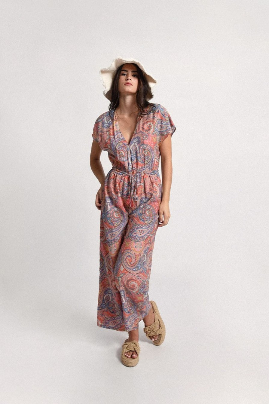 Women Molly Bracken Jumpsuits | Paisley Print Jumpsuit